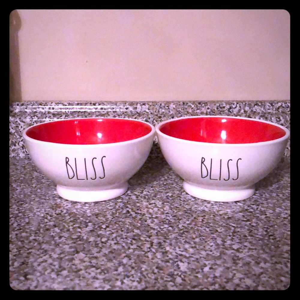 Rae Dunn “BLISS” bowls